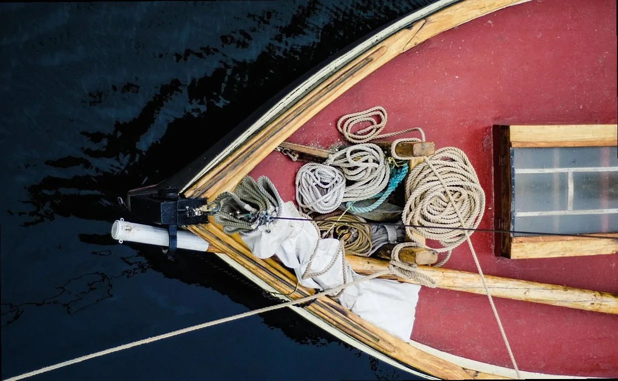 boat, ropes, water, ship, marine, nature, sea, nautical, yacht, vessel, transport, sailboat, sailing, travel, transporta
