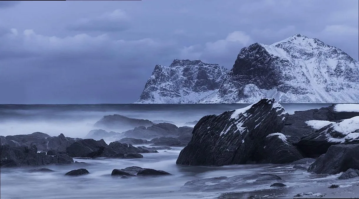lofoten, north norway, nature, norway, nordland, flakstad, mounten, winter, mountain, landscape, scenic, travel, wild, c